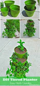 Tiered Planter For Flowers And Herb