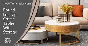 Round Lift Top Coffee Tables With Storage