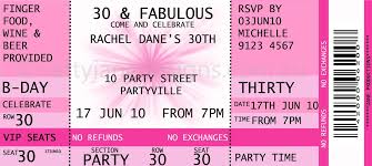 Free Event Invitation Templates Ticket Design Party Pass