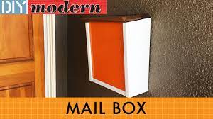 how to make a modern mailbox you