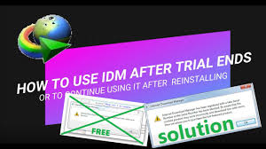 Instead, it comes with only 30days of the trial. How To Use Internet Download Manager After Trial Ends Reinstallation Registration Free 2021 Youtube