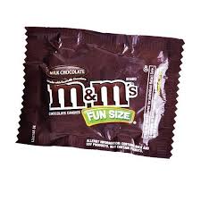 m m milk chocolate fun size bags