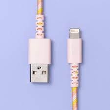 6 Lighting To Usb A Round Braided Cable More Than Magic Pink Target