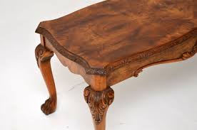 Antique Burr Walnut Coffee Table For