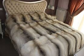 Fur Bedding Glam Bed Fur Comforter
