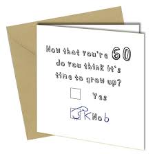 Each 5x7 card is printed on 100lb white matte card stock and is individually scored, ensuring a clean fold. Huis Funny 60th Birthday Card Sister Brother Friend Son Daughter Sixty Humour Joke Luxclusif Com