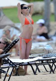Hot Eva Longoria in Bikini at a Beach in Puerto Rico Hollywood.