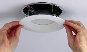 how to remove recessed light cover