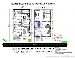 26x45 North And East Facing House Plans
