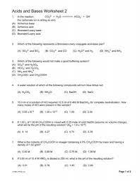 Contains hydrogen ions (h+) when dissolved in water. Acids And Bases Worksheet 2 Revsworld