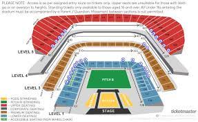 harry styles love on tour seating plan