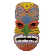 Northlight 13 5 Tiki Mask Frown Face Outdoor Wall Hanging Brown