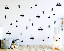 Mountains Pattern Wall Decals