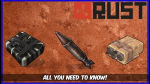 Rust Tips Raiding Explosive Charts C4 Satchel Rocket Damage