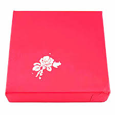 bo 9 9 2cm red square jewelry box