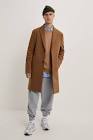 STRETCH KNIT CLOTH COAT Zara