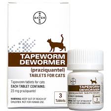 Bayer Tapeworm Dewormer Tablets For Cats 3 Ct