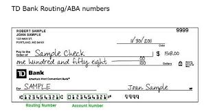 Banks.com » banking » checking accounts » routing number on a check: What Is The Use Of The Td Bank Route Number Open Access Key