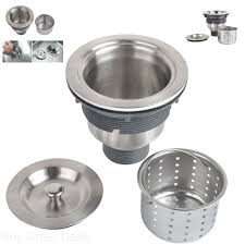 sink drains strainer 3 1 2in removable