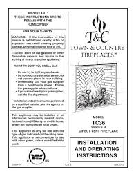 Tc36 Series B Manual Tc36 B Town And