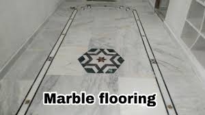 marble flooring border design and