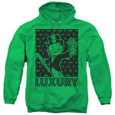 Details About Monopoly Luxury Hooded Sweatshirt Sm 3xl