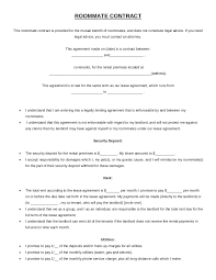 14 Roommate Agreement Examples Samples