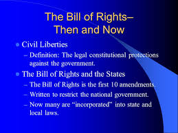 Civil Liberties And Public Policy The Bill Of Rights Then And Now
