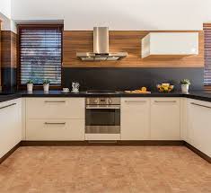 leather forna cork floor modern kitchen