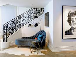 Cable railing can fit into many interior design styles, including modern, farmhouse, and rustic/industrial. 50 Stair Railing Ideas To Dress Up Your Entryway Hgtv