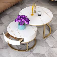 Modern Small Size Round Coffee Table