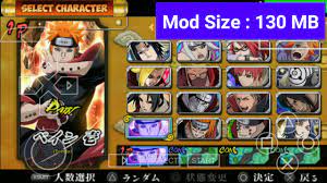 Game Anime Free - Naruto Ultimate Ninja Heroes 3 Mod Storm 4: Great Ninja  War V1 PPSSPP Android - GameHokage