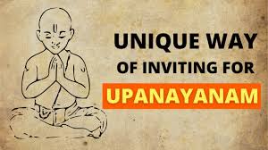 upanayanam invitation card template