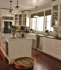 cream and white kitchens happy