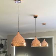 Easy fit ceiling light pendant shade copper wire ball basket design led bulbs. Nora Pendant Light Hammered Copper Copper Pendant Lights Copper Lighting Copper Light Fixture Kitchen