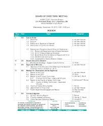 Sample Board Meeting Minutes Template
