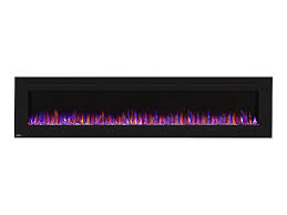Wall Mount Electric Fireplace Black