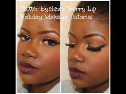 holiday makeup tutorial dramatic black