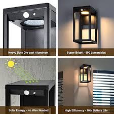 Brimmel Outdoor Solar Wall Light With
