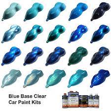 blue car paint colors base clear car