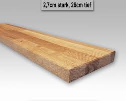 Solid Oak Wall Shelf 26 Cm Deep 2 7