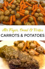 air fryer carrots and potatoes