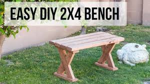 It's a simple idea which functions well and looks good too. How To Build A 2x4 Bench 3 Ways Indoor And Outdoor Bench Youtube