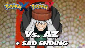 Pokemon X & Y - Final Battle Trainer AZ + Sad Ending Cutscene - YouTube