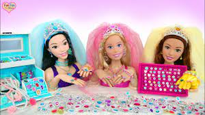 giant barbie styling head dolls