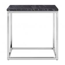 No18 Black Marble Side Table
