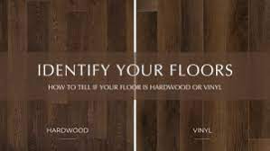 your floor is hardwood or vinyl