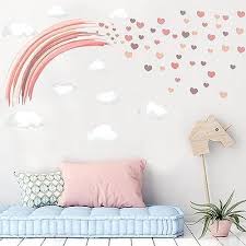 Watercolor Rainbow Wall Decals For