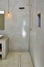 Concrete Shower Bathroom Interior