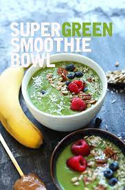super green smoothie bowl minimalist